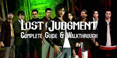 lost judgement igg|Complete Guide And Walkthrough For Lost Judgment .